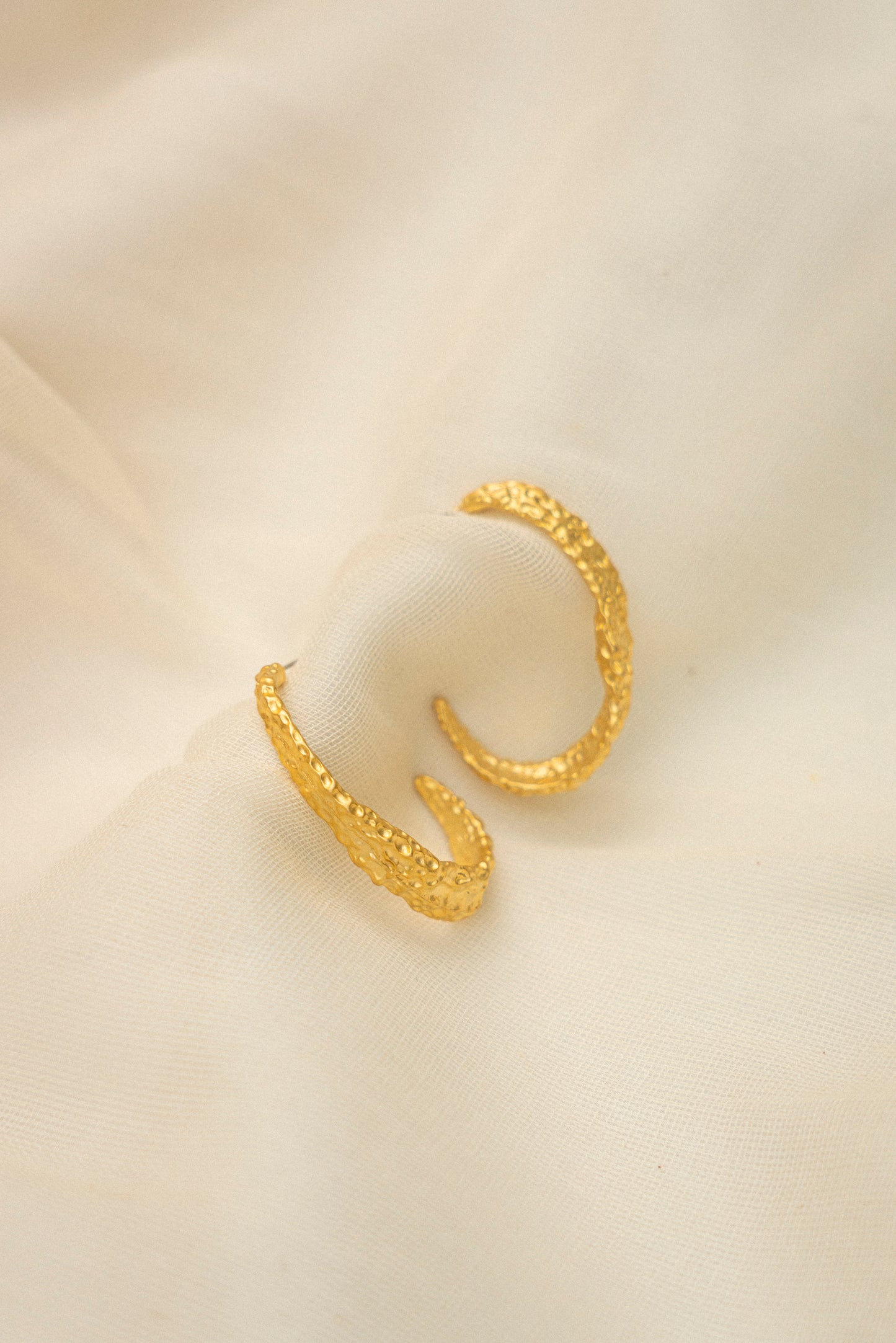 Golden Tide Hoops