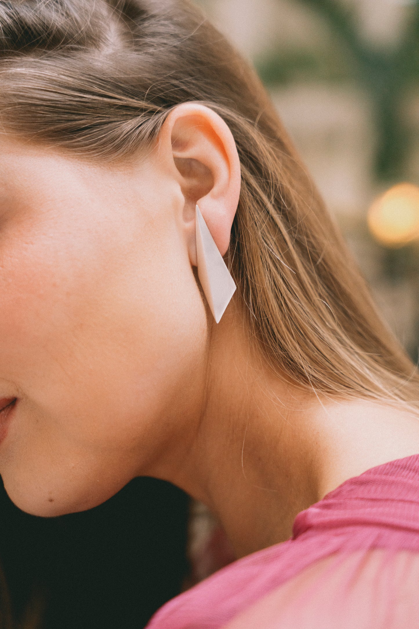 Linea Silver earrings